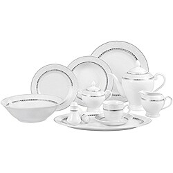 Lorren Home Opulence 49-Piece Dinnerware Set