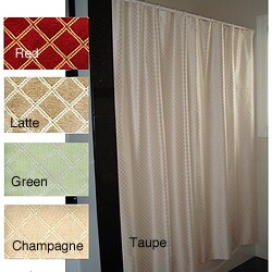 Diamond Jacquard Shower Curtain