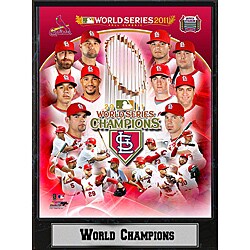 St. Louis Cardinals 2011 World Series Champions Plaque