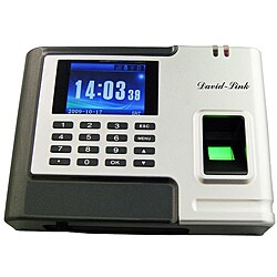 David Link Biometric Time & Attendance System with Backup Battery and Software