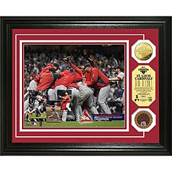 Highland Mint St. Louis Cardinals 2011 NL Champs Infield Dirt and Coin Photo Mint