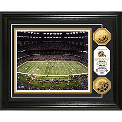 Highland Mint New Orleans Saints Superdome 24-Karat Gold Coin Photo Mint