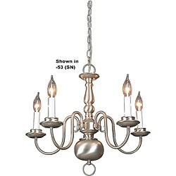 Five-light Oil Rubbed Bronze Chandelier