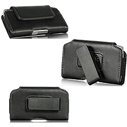 Premium Apple iPhone 4/ 4S Horizontal Leather Pouch with Swivel Belt Clip