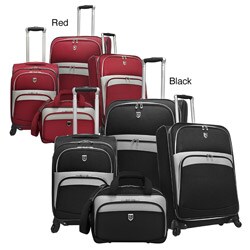 Beverly Hills Country Club Expandable Spinner 4-piece Luggage Set