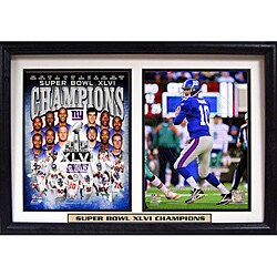 Super Bowl XLVI Champion New York Giants Double Frame