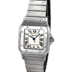 Pre-Owned Men's Cartier Santos Galbee Stainless Steel Watch