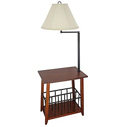 Tuscan One-light Magazine Rack Lamp