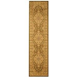 Green Medallion Kars Tabriz Rug (2'7 x 9'10)