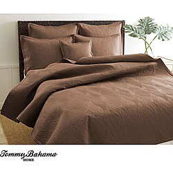 Tommy Bahama 'Andros' Chocolate Queen-size Coverlet
