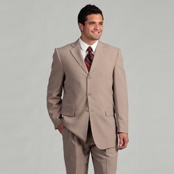 Victorio Couture Men's 3-button Beige Suit 