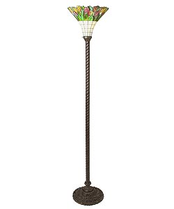 Tiffany-style Tulip Torchiere