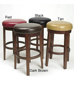 Barcelona Bi-cast Leather Barstools (Set of 2)