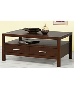 Creighton Walnut Cherry 4-drawer Coffee Table