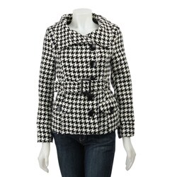 Last Kiss Women's Houndstooth Jacket