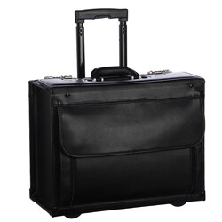 Amerileather Black Wheeled Catalog Case