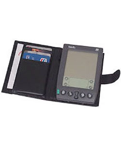 Amerileather Black Leather Case for Palm Pilots
