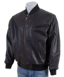 Amerileather Men's Black Leather Jacket
