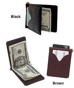 Amerileather Leather Money Clip