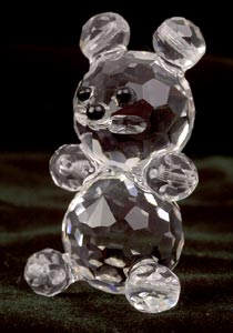 Fine Italian Crystal Bear