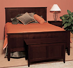 Shaker Pine Queen Bed