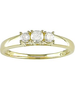 14k Gold 1/4ct TDW Round Diamond Ring (J-K/ I2-I3)