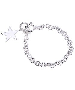 Sterling Silver Star Charm Bracelet