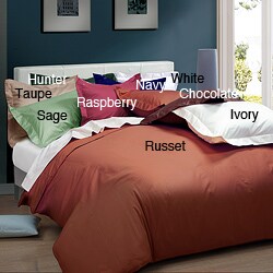 Solid 205 Thread Count Duvet Cover Set
