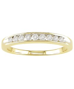14k Gold 1/4ct TDW Round Diamond Anniversary Ring (H-I-J/ I2)