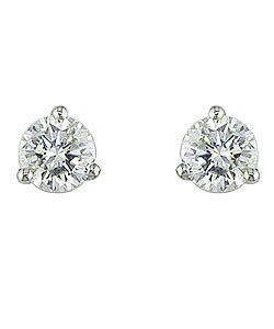 Platinum 1/2 carat diamond studs (G-H, I1-I2)