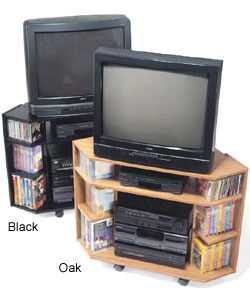 Corner Stand with Media Storage