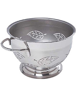 Elegant Leaf Design 3-quart Colander