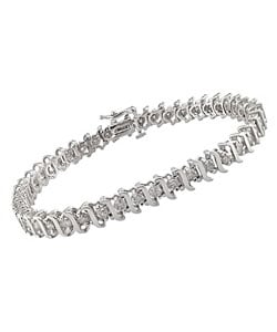 14k White Gold 3ct TDW Diamond Tennis Bracelet (I-J, I2-I3)