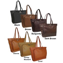 Amerileather Cosmopolitan Leather Tote Bag