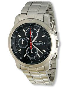 Seiko Men's Stainless Steel Chronograph Watch