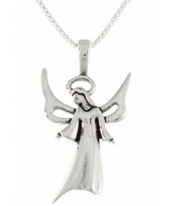 Sterling Silver Angel Necklace