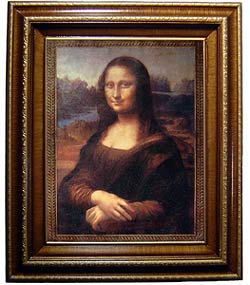 Mona Lisa Framed Canvas