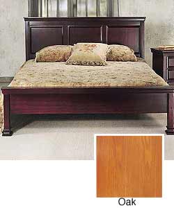 Deerfield Oak Bed (King)