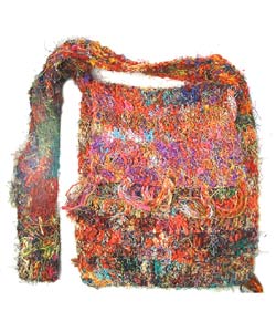 Himalayan Handmade Silk Tote Bag (Pack of 2)