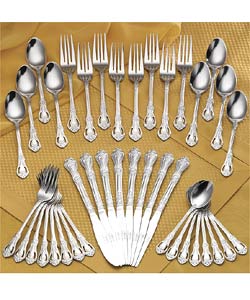 Rogers 45 Piece Chelsea Flatware Set