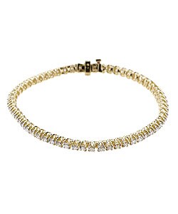 14k Gold 3ct TDW Diamond Lucida-look Bracelet (J, I3)