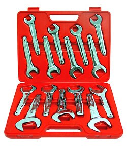 SAE 15-piece Service Wrench Set