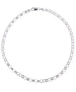 Sterling Silver 16 or 20-inch 6.5 mm Rolo Chain Necklace