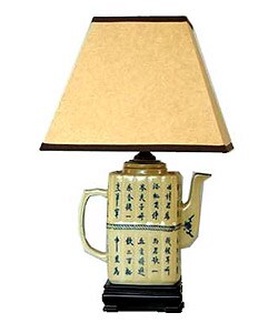 Blue and White Teapot Lamp (China)