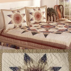 Country Star Patchwork Quilt Set