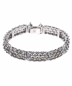Sterling Silver Marcasite Bracelet