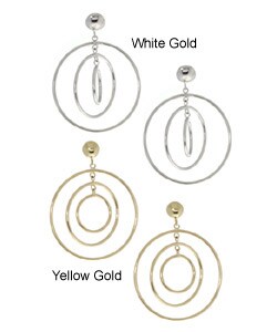 14-kt. Gold Circle of Life Hoop Earrings