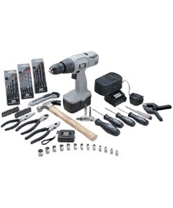 Fixit 69-piece 18V Cordless Drill Set (case of 2)