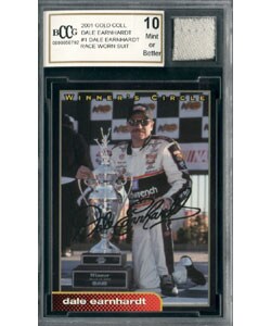 Dale Earnhardt Sr Race Worn Suit Mint 10 GGUM Card