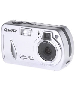 Sony Cyber-Shot DSCP32 3.2MP Digital Camera (Refurbished)